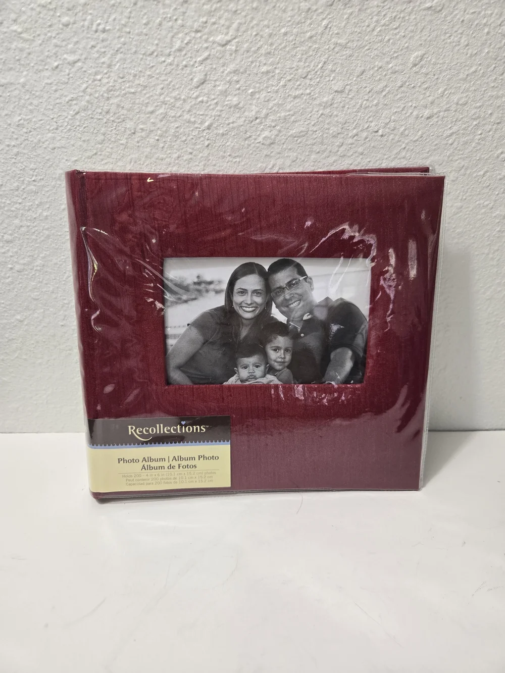 Recollections Burgundy Photo Album with Window
